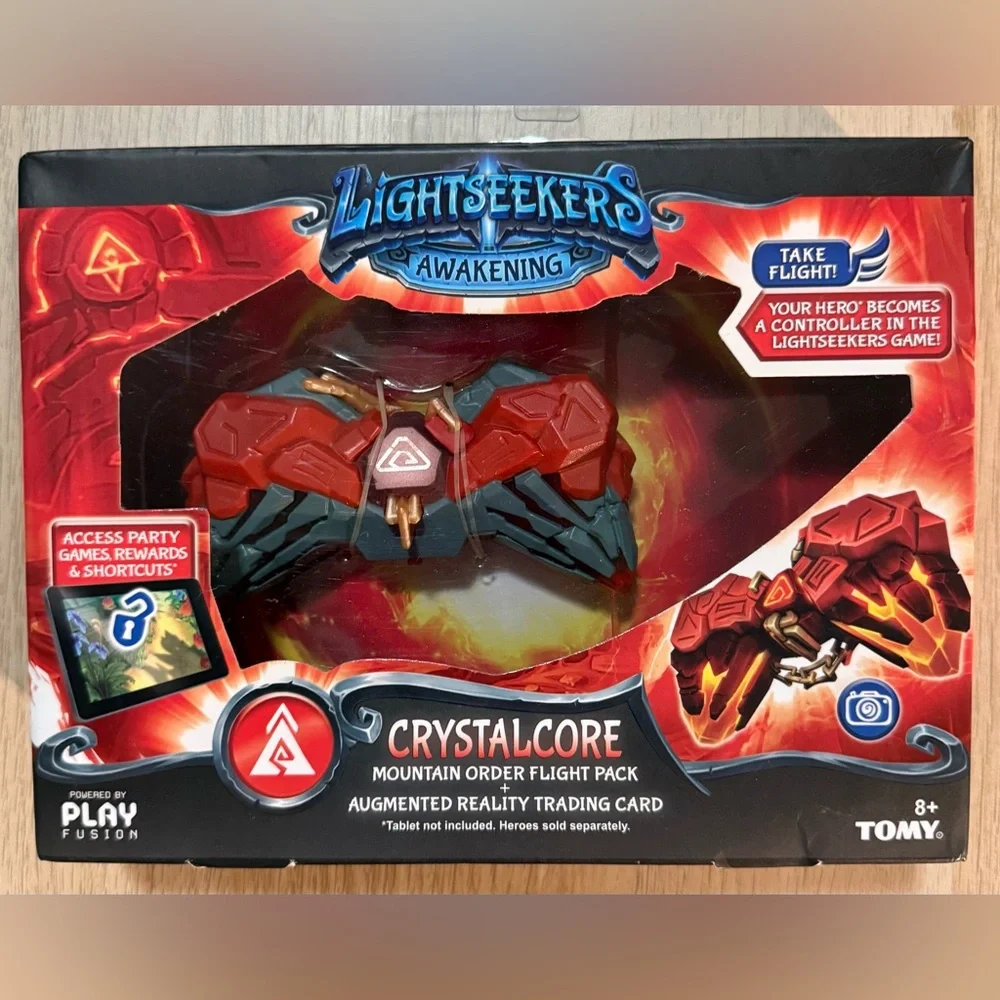 Lightseekers Awakening Crystalcore Flight Pack - Red and Black